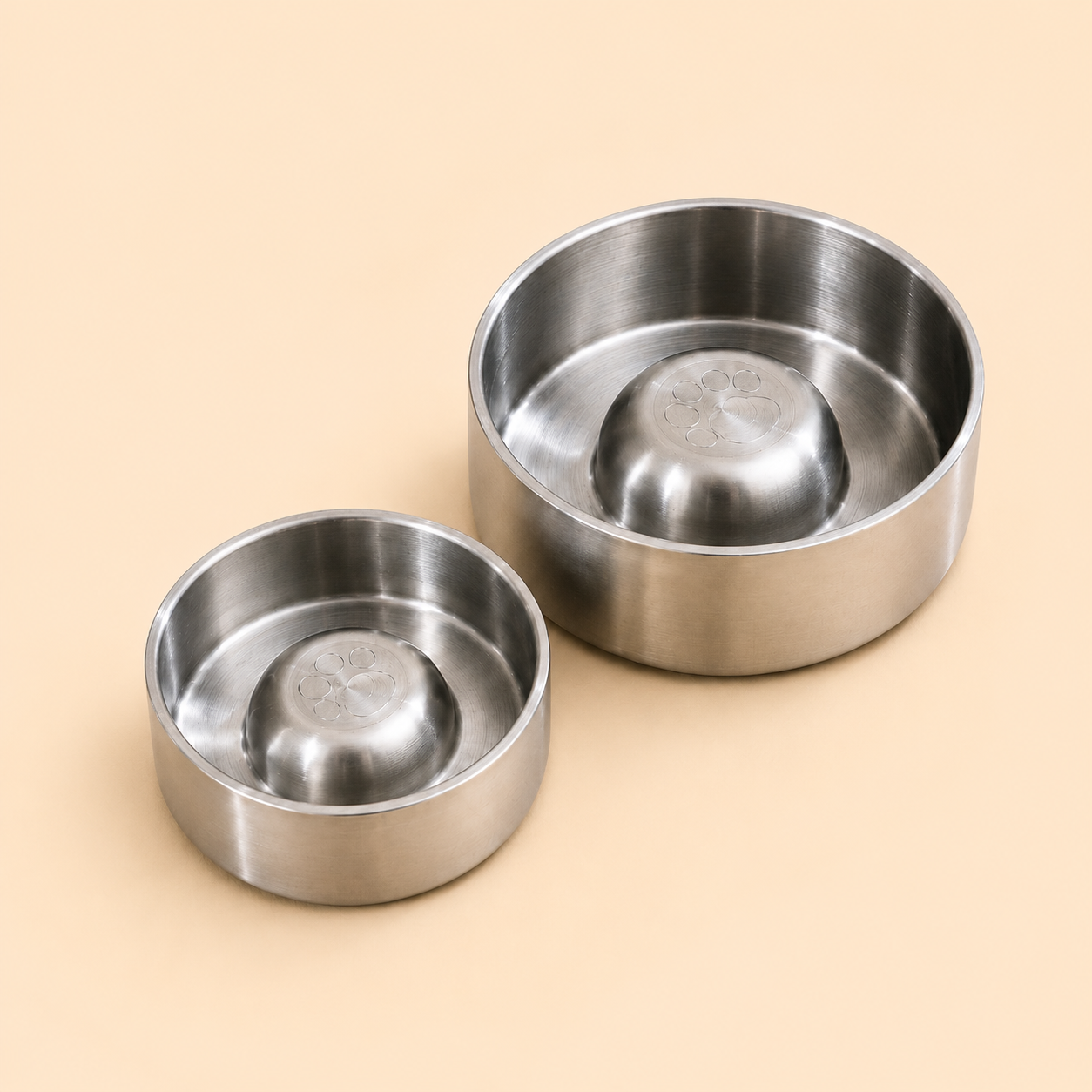 Double Layer Slow Feeder Pet Bowl with Non-Slip Base