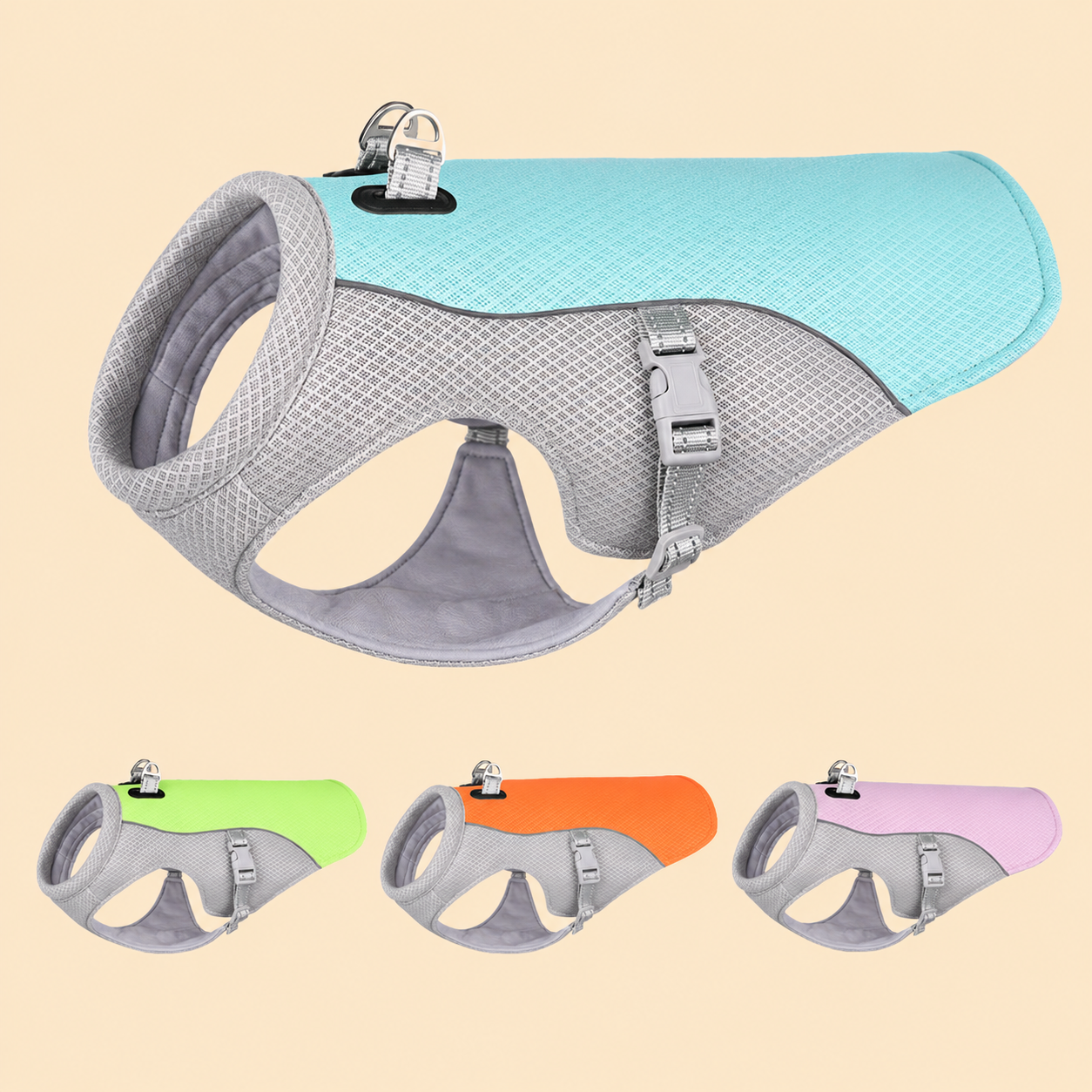 Summer cooling dog vests