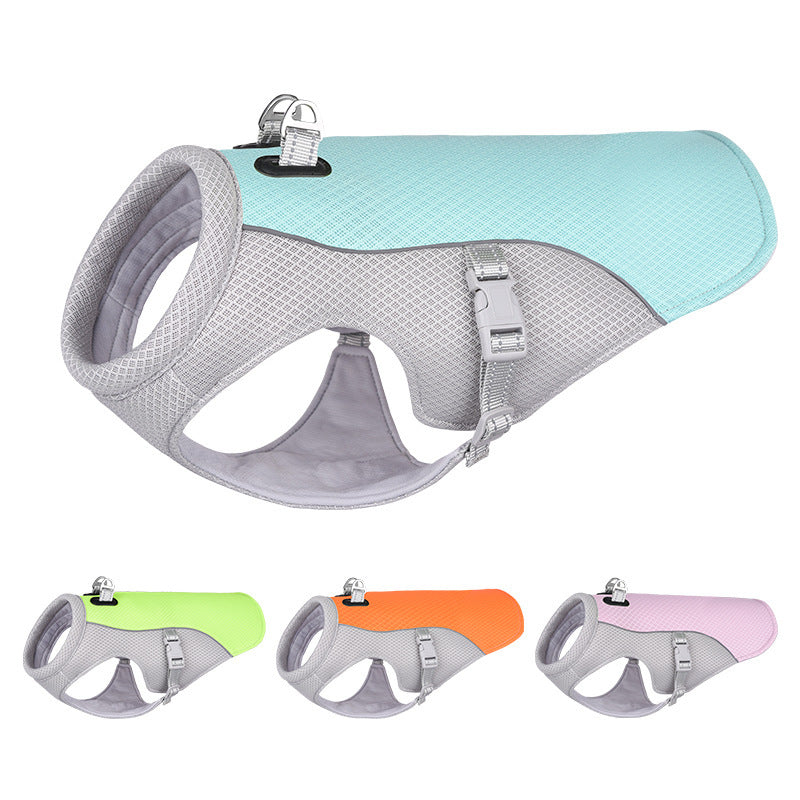 Summer cooling dog vests